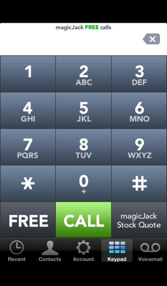 magicJack App Screenshot